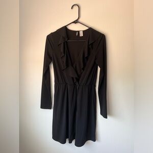 H&M black dress 
Size 6
New without tag